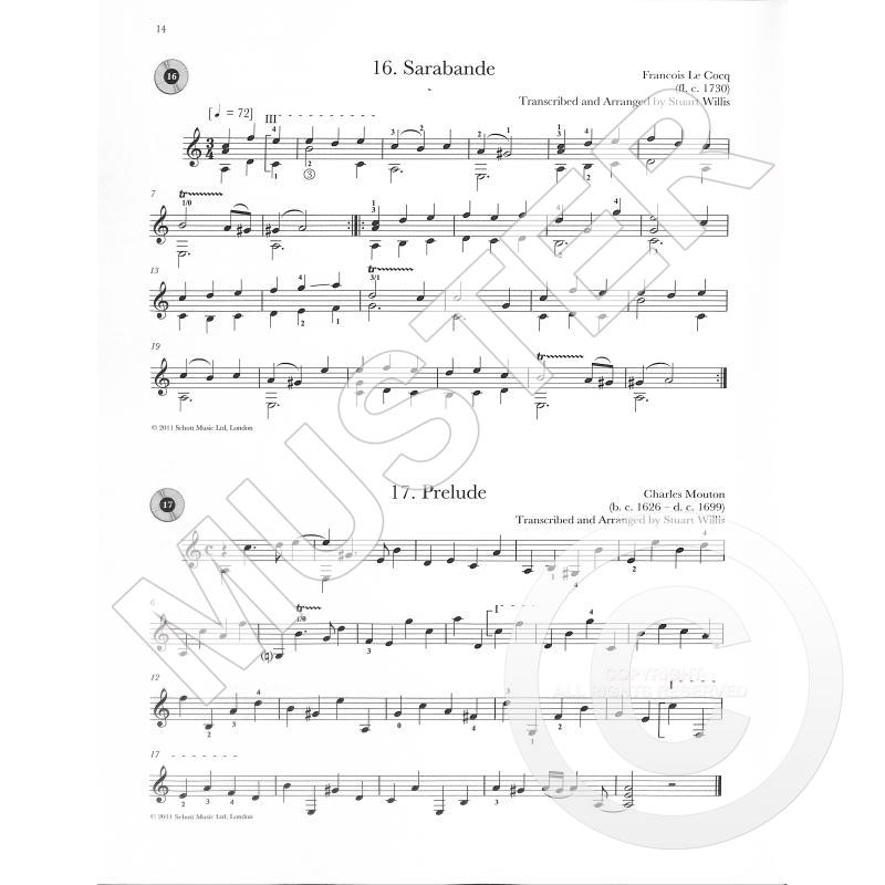 Baroque Guitar Anthology (grades 1-2) (bok + online audio material)