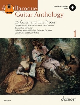 Baroque Guitar Anthology (grades 1-2) (bok + online audio material)