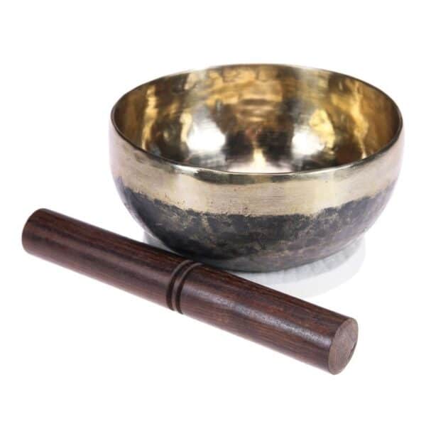 Tibetansk sångskål (meditationsskål/klangskål/singing bowl) ca 15 cm i diameter / vikt ca 700 gram Övriga Instrument