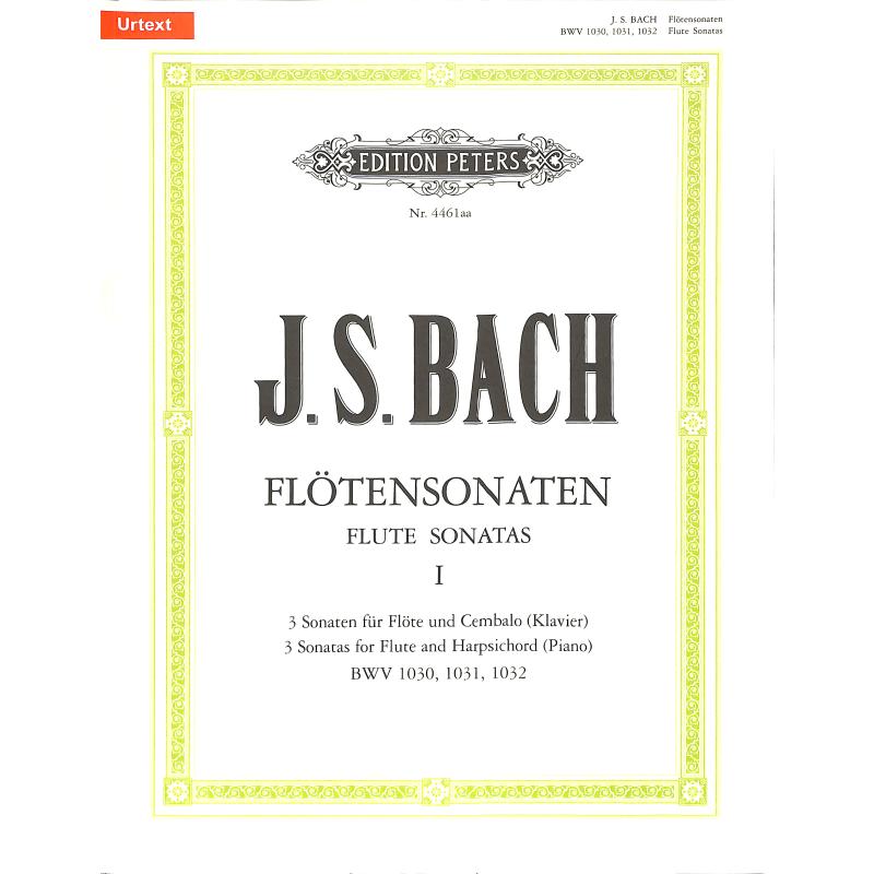 Bach, Johann Sebastian: Flöjtensonaten/Flute Sonatas vol.1 (urtext)