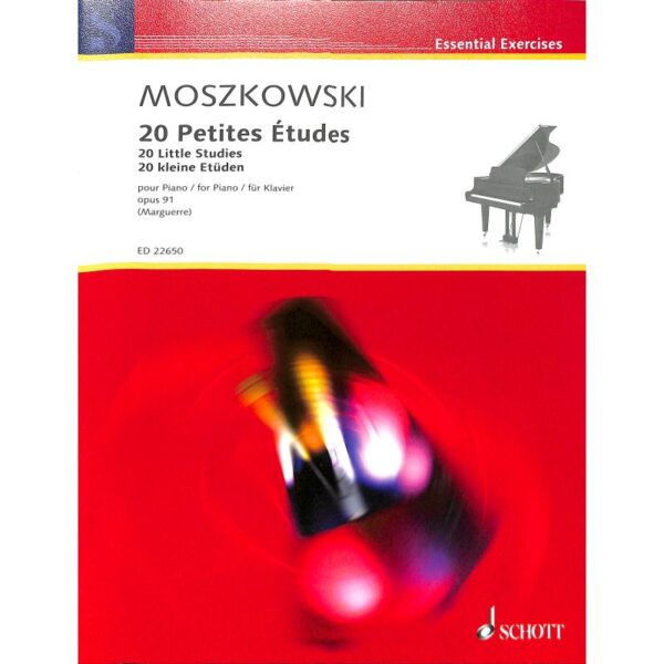 Moszkowski, Moritz: 20 Petites Études/20 Little Studies Op.91 Noter