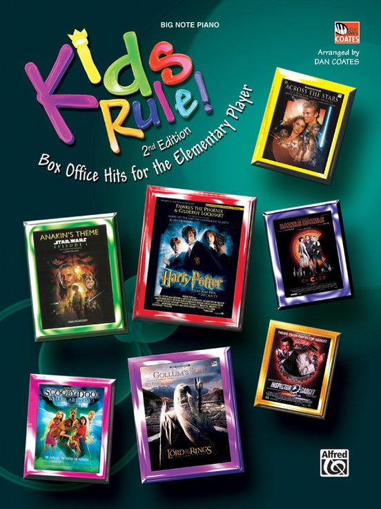 Kids Rule! Box office hits for the Elementary Player 2nd edition (Big note piano) Noter
