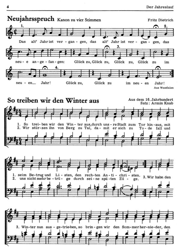 GeselliGes Chorbuch, Teil 1 -151 Lieder und Kanons in einfachen, meist zeitgenössischen Sätzen für Chor (2-5stimmig, meist 3- oder 4stimmig)- Körmusik