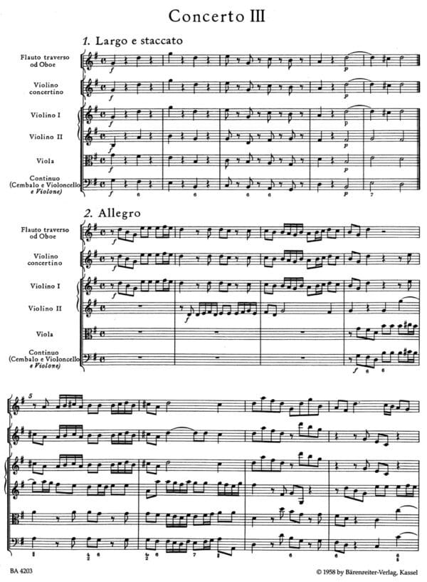 Handel, George Frideric: Concerto grosso G major HWV 314 Partitur/Studiepartitur