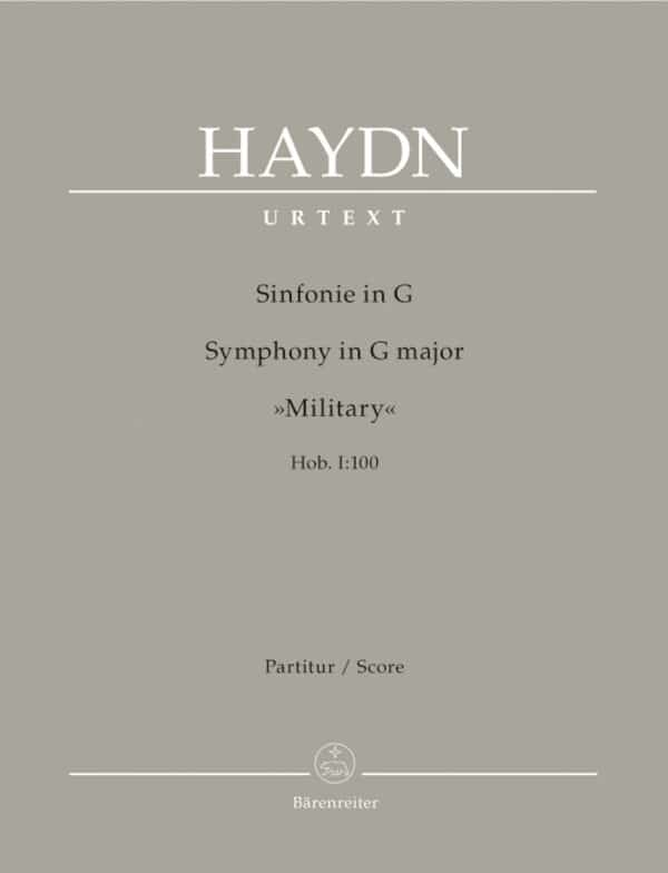 Haydn, Joseph / Salomon, Johann Peter: Symphony in G major Hob. I:100 ”Military” Partitur/Studiepartitur