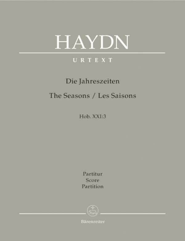 Haydn, Joseph: The Seasons Hob. XXI:3 (1799-1801) -Oratorio- Partitur/Studiepartitur