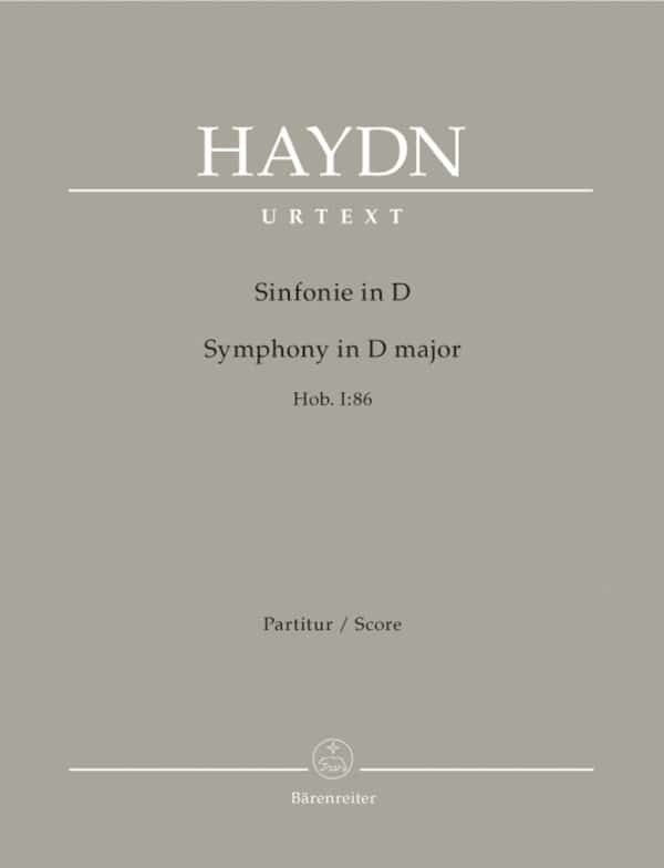 Haydn, Joseph: Symphony D major Hob. I:86 Partitur/Studiepartitur