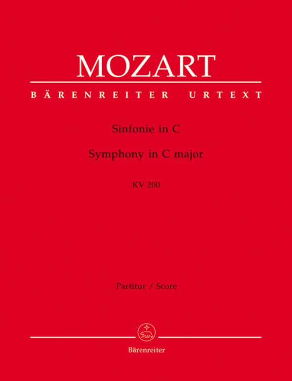 Mozart, Wolfgang Amadeus: Symphony Nr. 28 C major K. 200(173e) Partitur/Studiepartitur