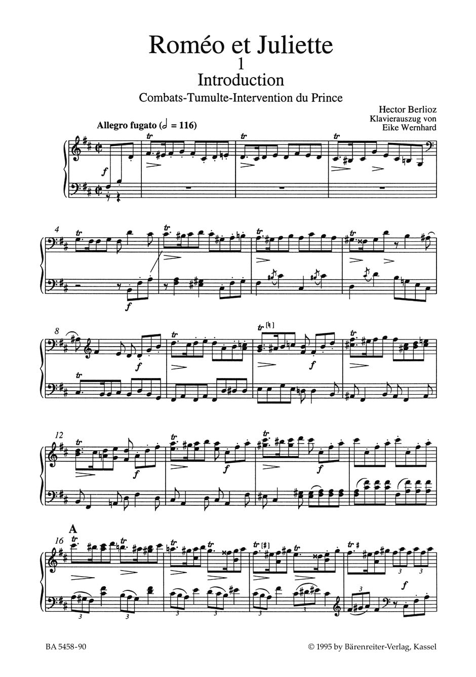 Berlioz, Hector: Roméo et Juliette op. 17 Hol. 73 -Symphonie dramatique-