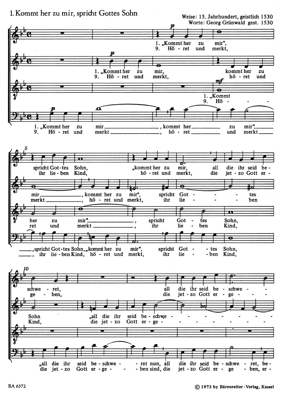 Herzogenberg, Heinrich von: vier Choralmotetten