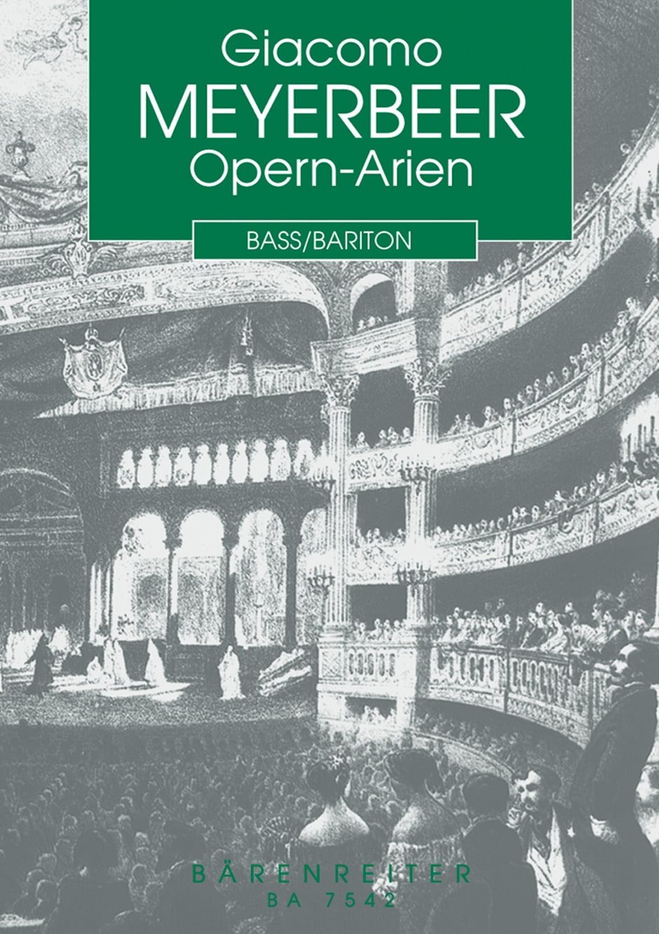 Meyerbeer, Giacomo: Opern-Arien für Bass/Bariton -16 Arien, Chansons, Couplets und Balladen aus 7 Opern-
