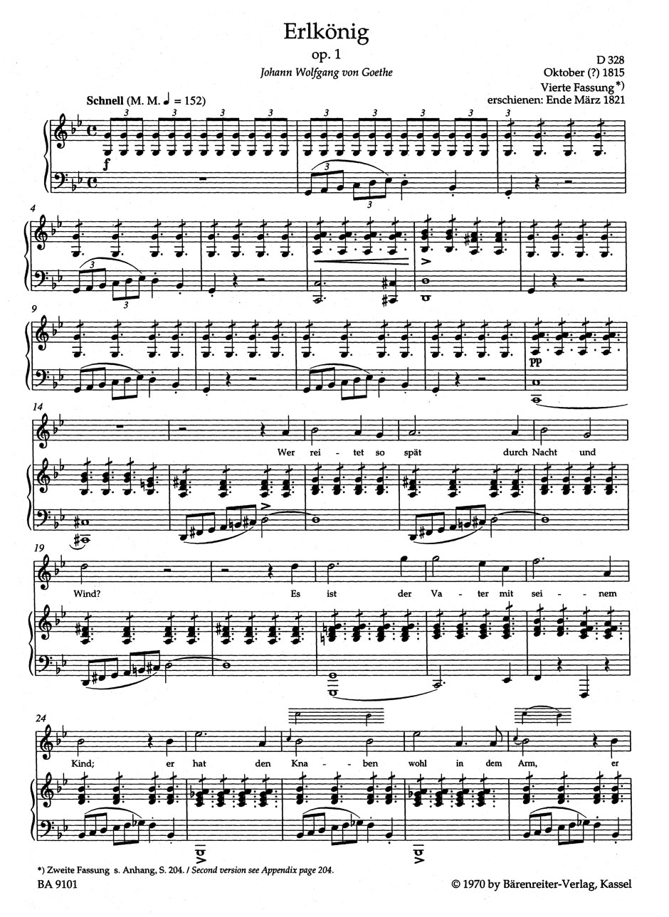 Schubert, Franz: Lieder, Volume 1 (high voice)