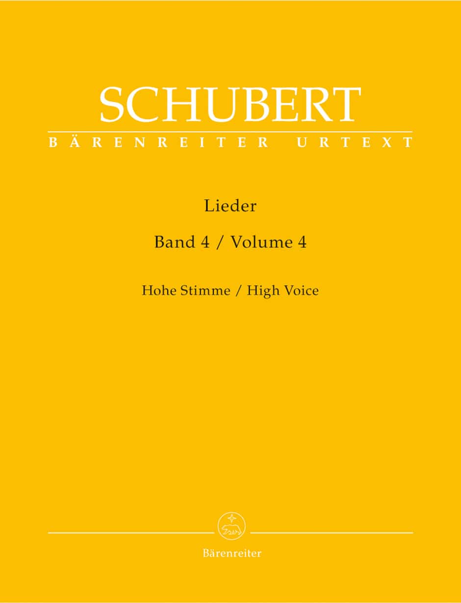 Schubert, Franz: Lieder, Volume 4 (High voice)