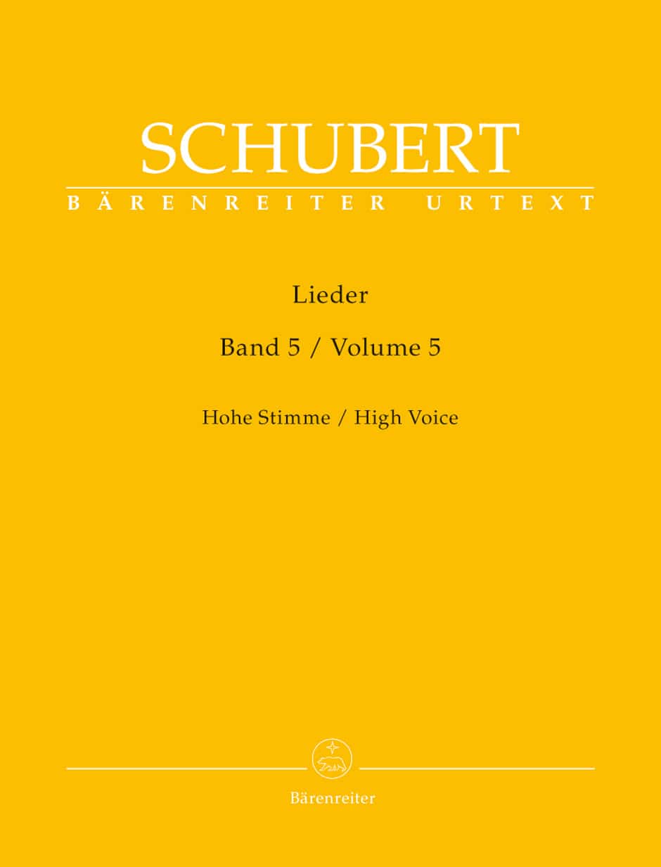 Schubert, Franz: Lieder, Volume 5 (High Voice)
