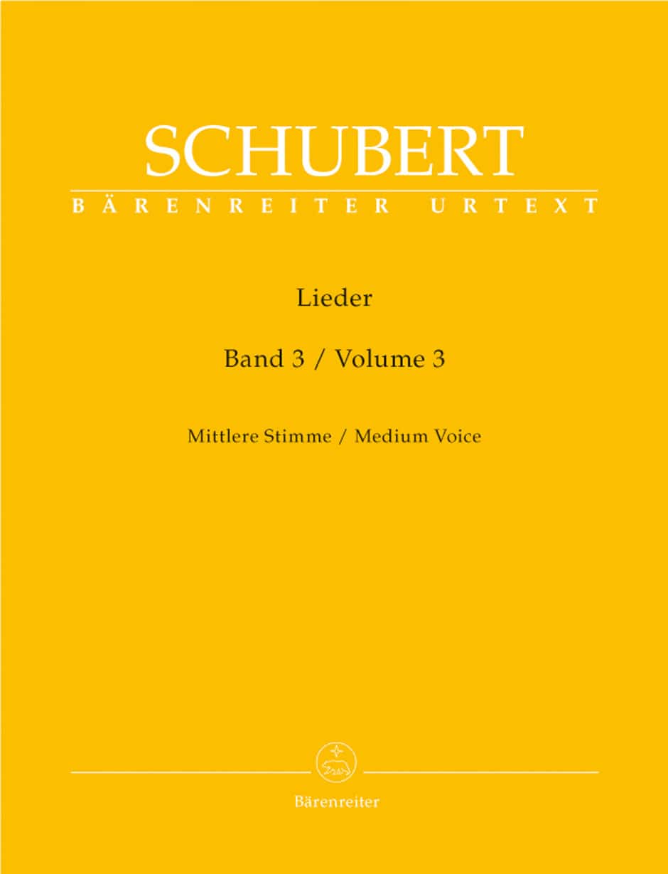 Schubert, Franz: Lieder, Volume 3 op. 80-98 (Medium voice)