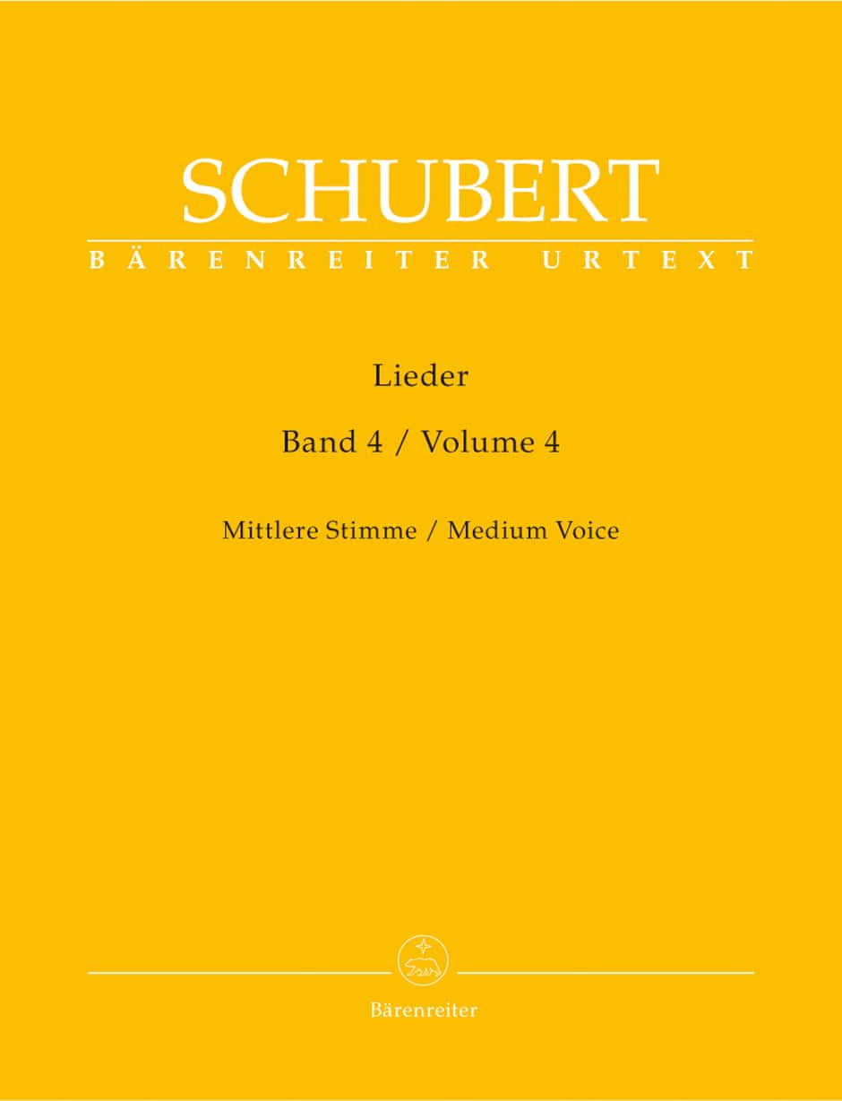 Schubert, Franz: Lieder, Volume 4 (Medium voice)