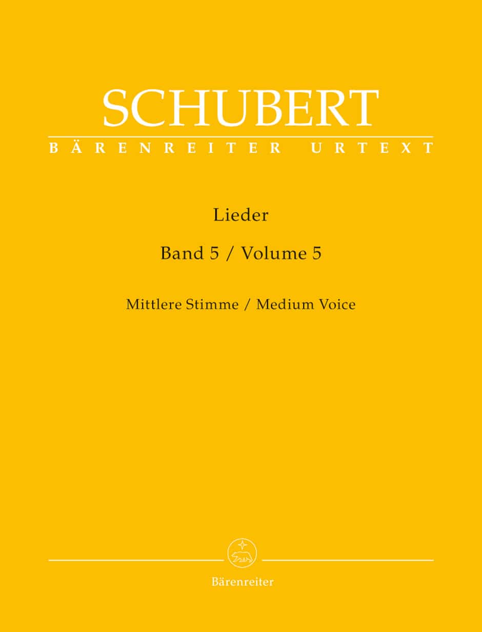 Schubert, Franz: Lieder, Volume 5 (Medium Voice)