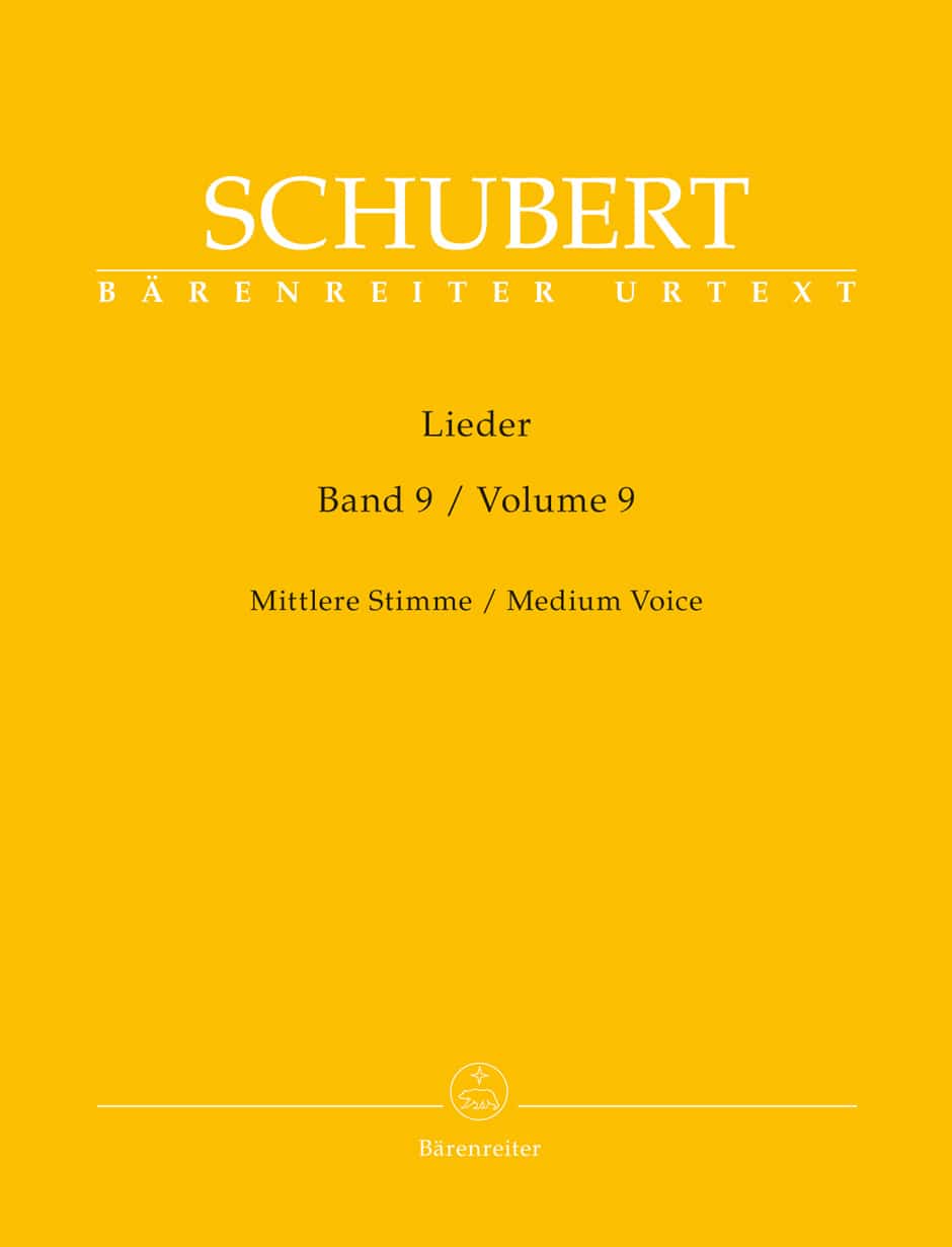 Schubert, Franz: Lieder, Band 9 (Mittlere Stimme)
