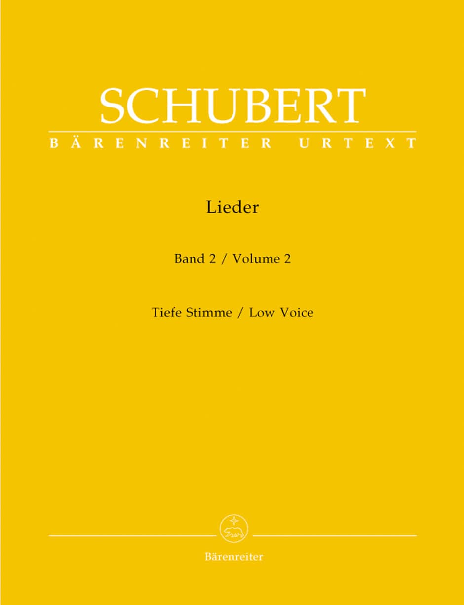 Schubert, Franz: Lieder, Volume 2 (Low voice)