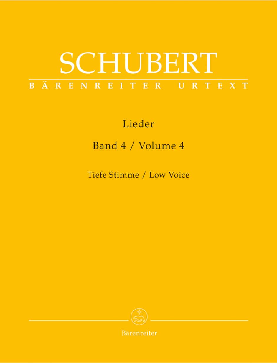 Schubert, Franz: Lieder, Volume 4 (Low voice)