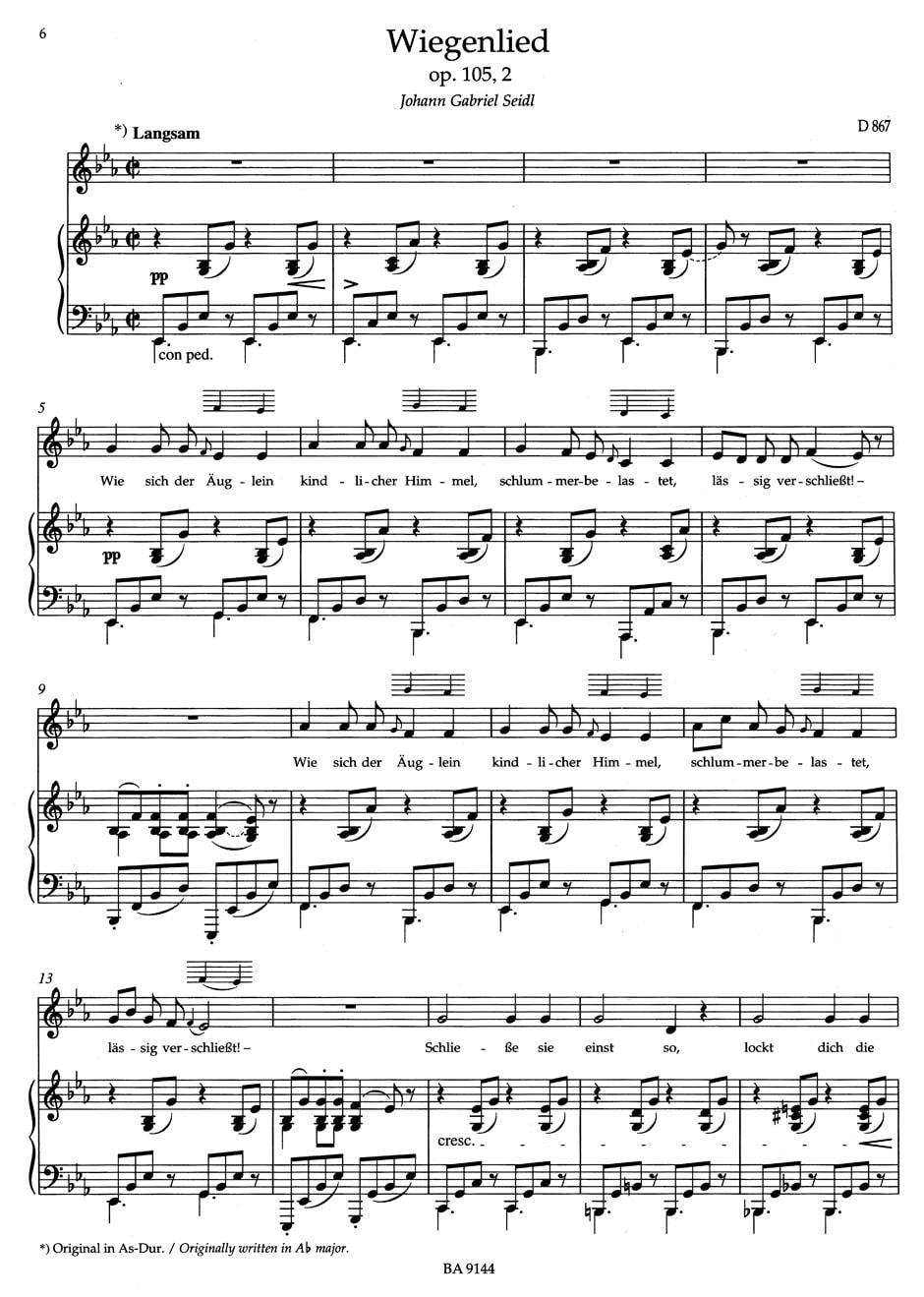 Schubert, Franz: Lieder, Volume 4 (Low voice)