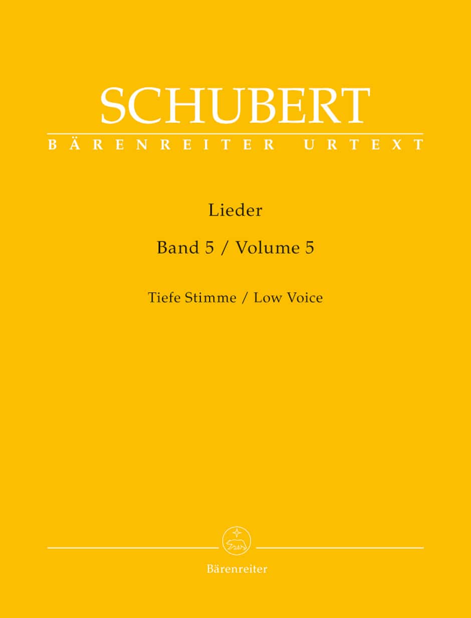 Schubert, Franz: Lieder, Volume 5 (Low Voice)