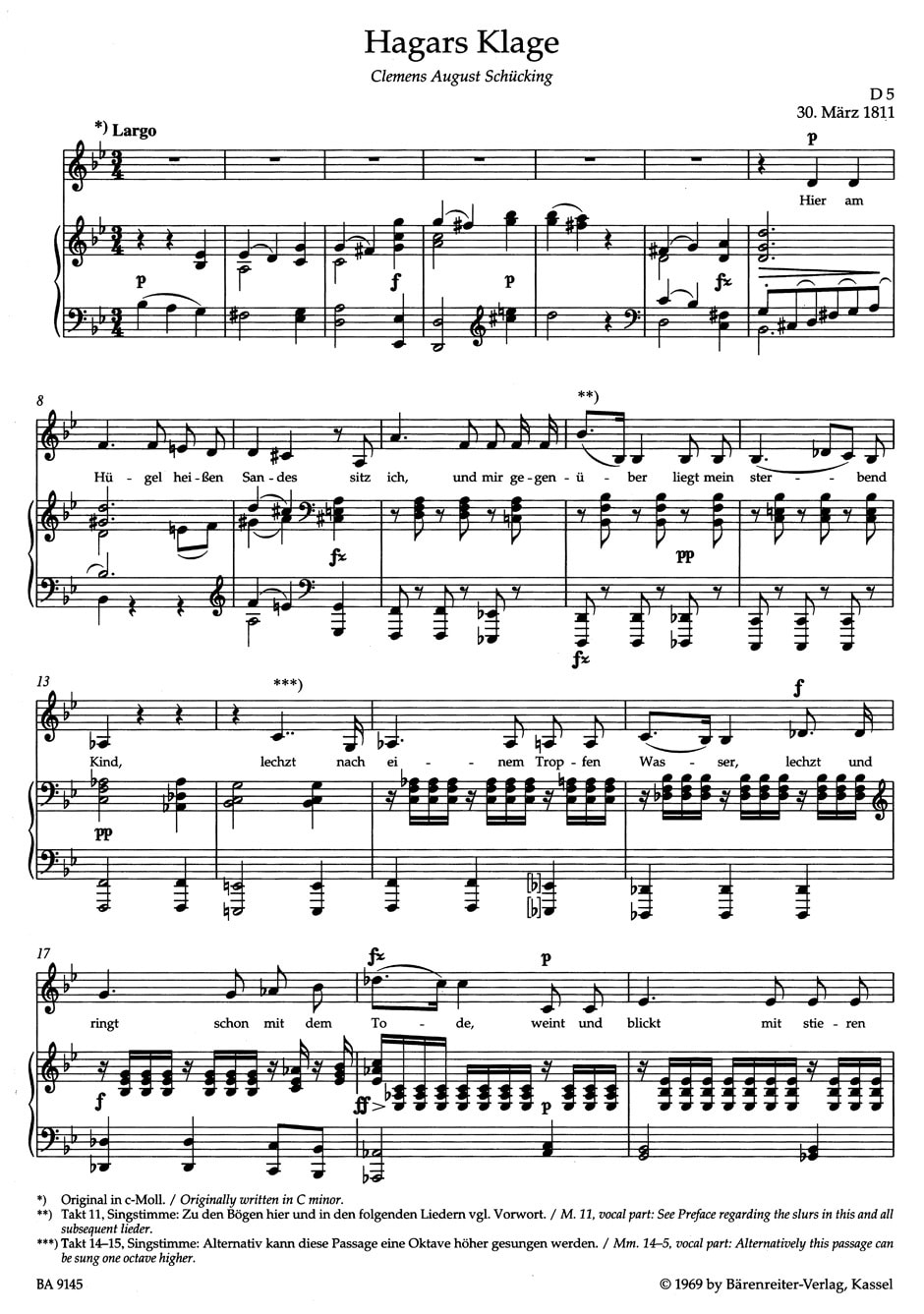 Schubert, Franz: Lieder, Volume 5 (Low Voice)