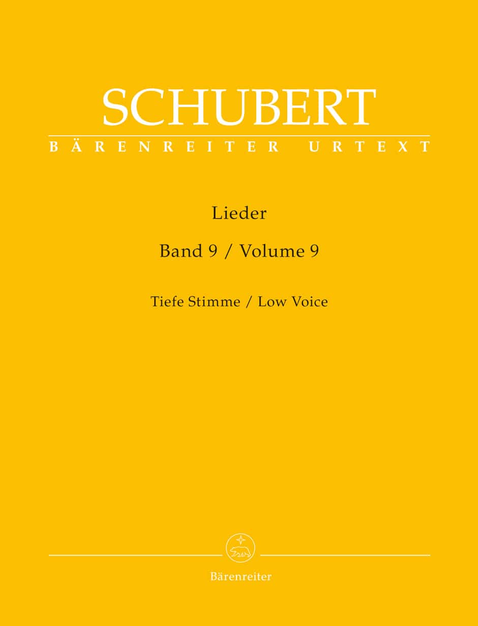 Schubert, Franz: Lieder, Band 9 (Tiefe Stimme)