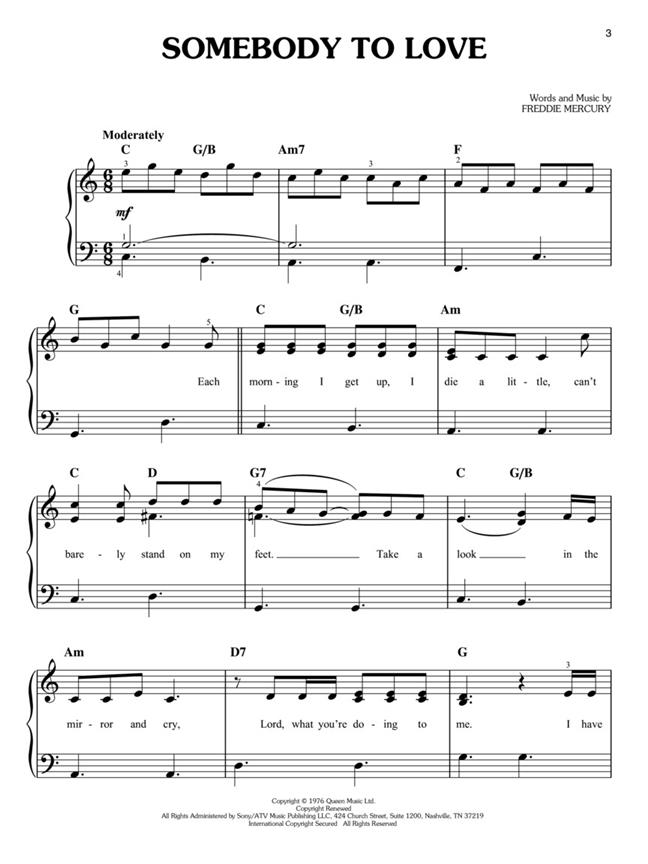 Bohemian Rhapsody Easy piano Music from the Motion Picture Soundtrack Bohemian Rhapsody Easy piano Music from the Motion Picture Soundtrack Film/Musikal/Spelmusik