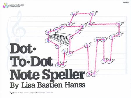Bastien Dot To Dot Note Speller Teori till pianoskolor