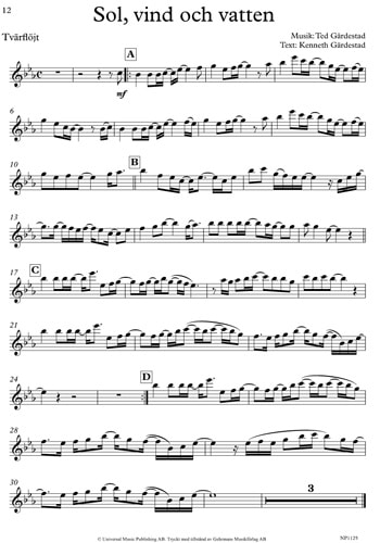 Solisten tvärflöjt 3 (tvärflöjt och piano)