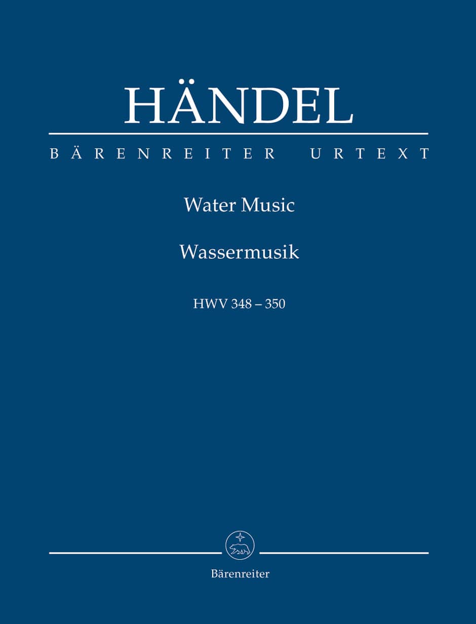 Händel, Georg Friedrich: Water Music HWV 348-350, Study score/Studiepartitur ( Urtext)