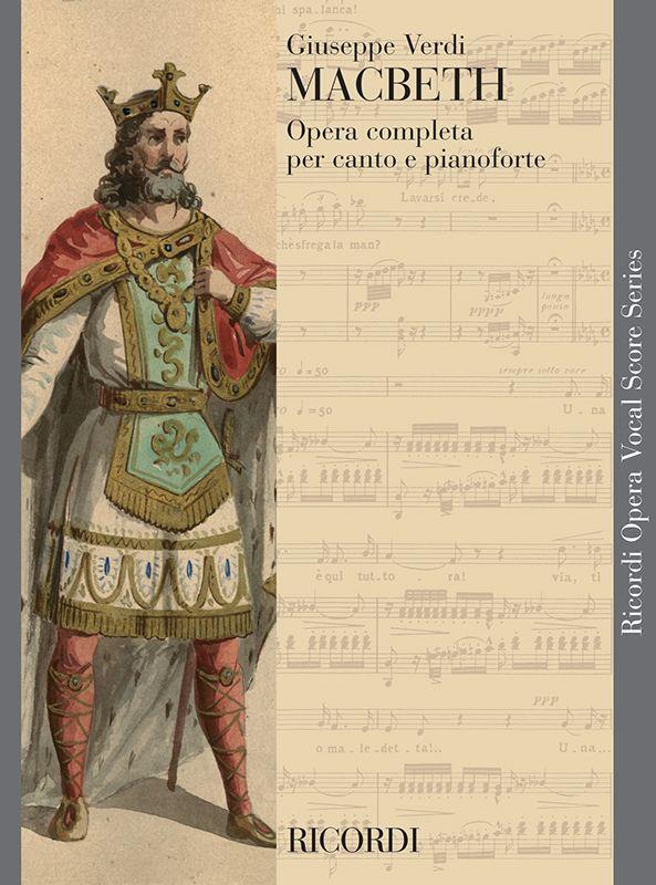 Verdi, Giuseppe: Macbeth Opera completa per canto e pianoforte (klaverutdrag/vocal score) Klaverutdrag