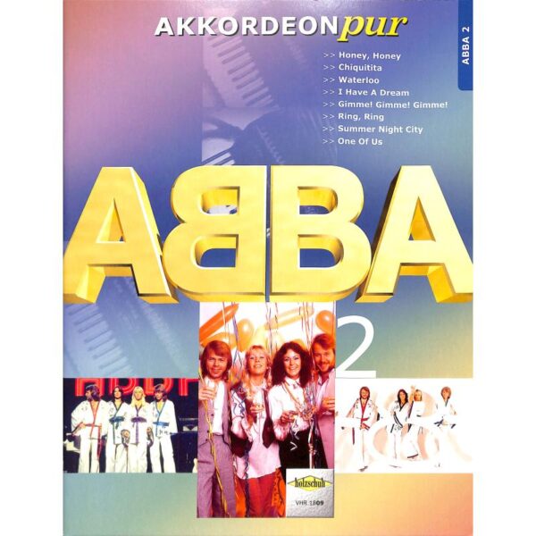 Akkordeon Pur – ABBA 2 Dragspelsnoter