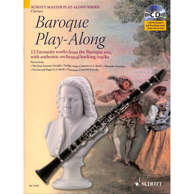 Baroque Play-Along Clarinet (Bok + CD)