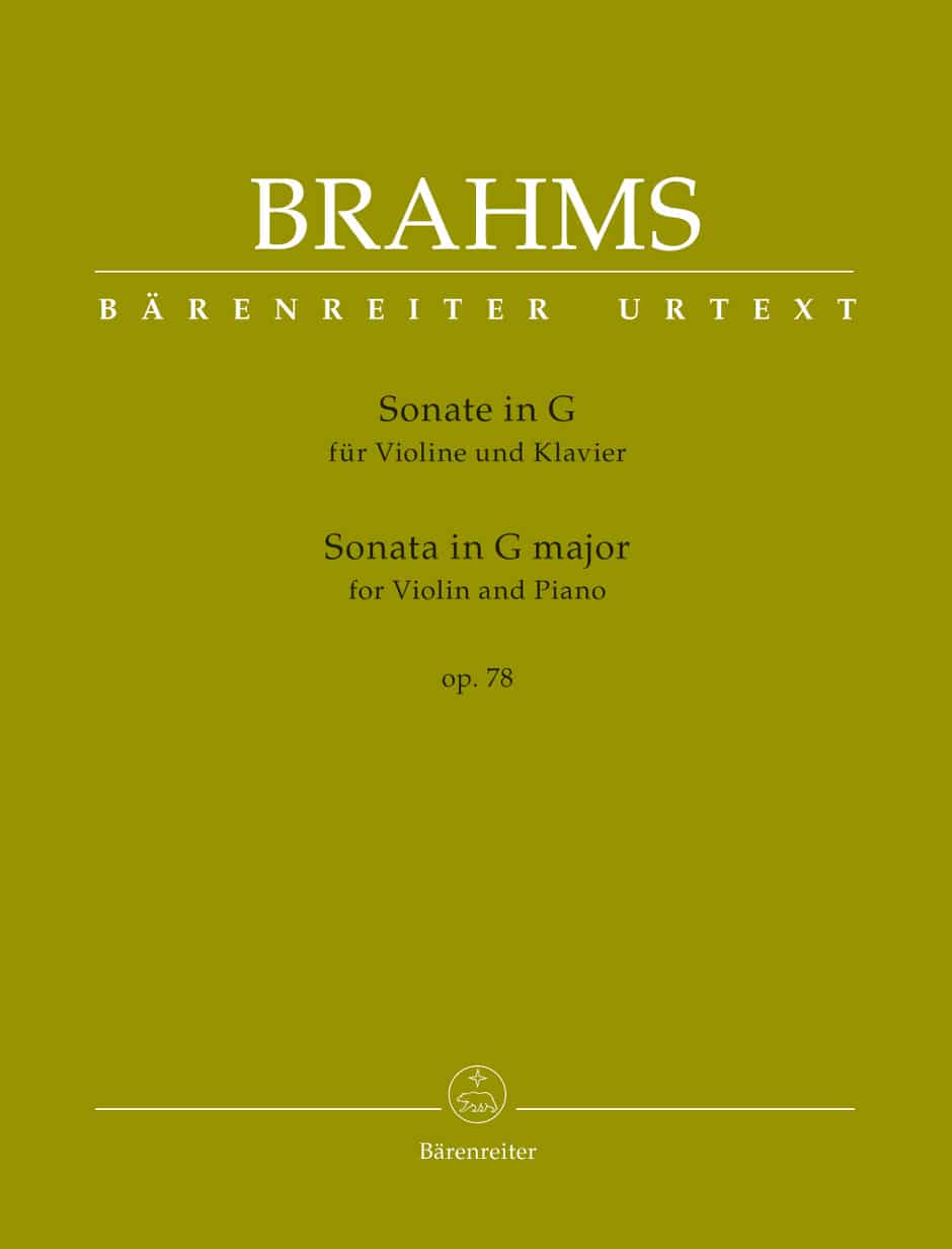 Brahms, Johannes: Sonata for Violin and Piano in G major op. 78 (urtext)