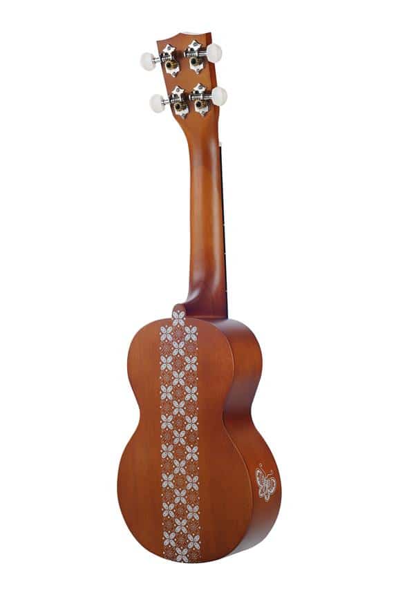 Kahiko Batik Series Soprano Ukulele – Trans Brown (med gigbag) Stränginstrument