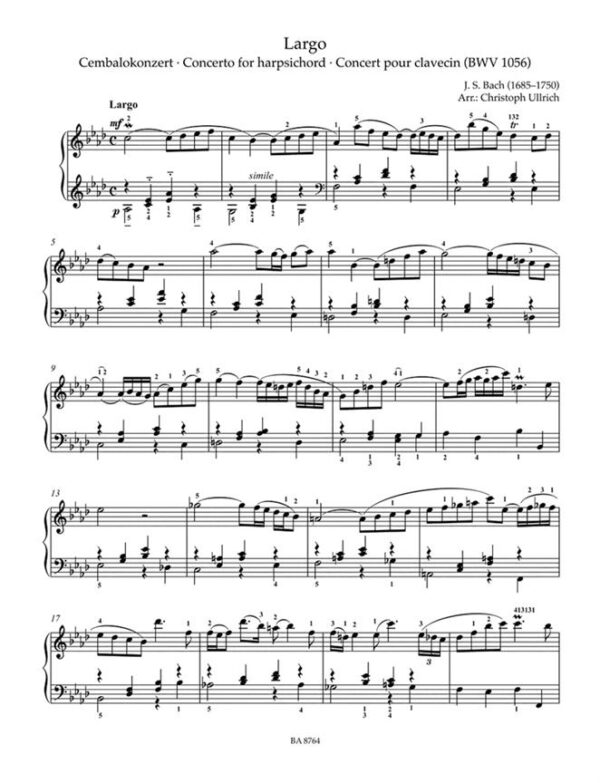 Bärenreiter Piano Moments – Baroque Noter