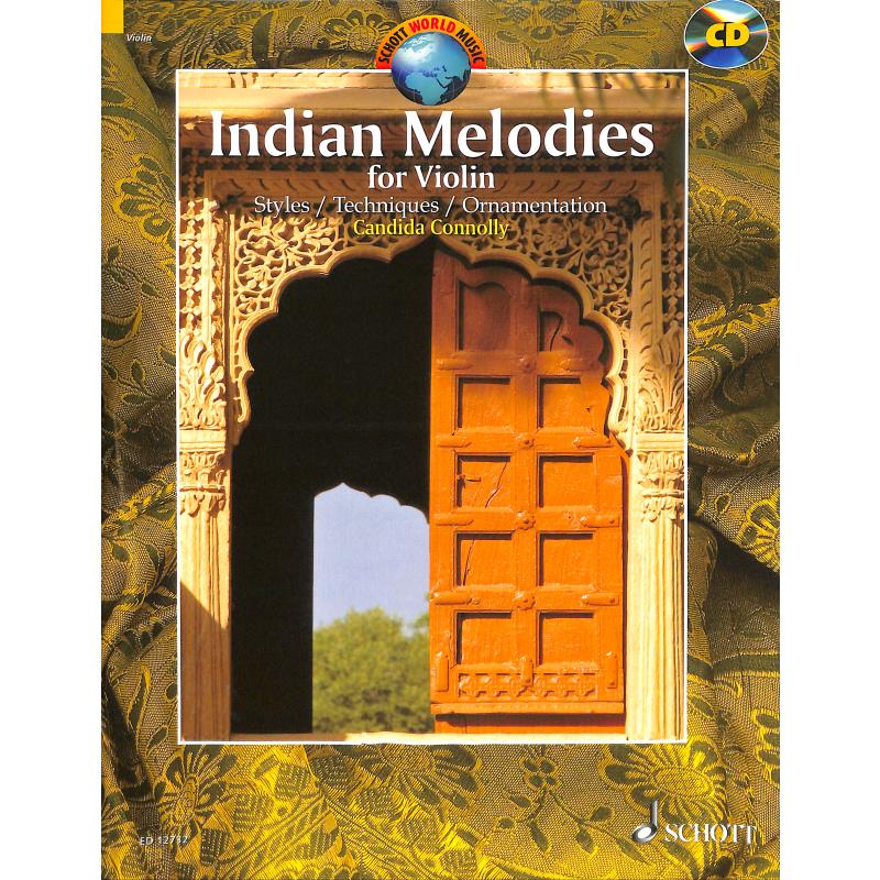 Indian Melodies for violin - Styles / Techniques / Ornamentation (bok + CD)