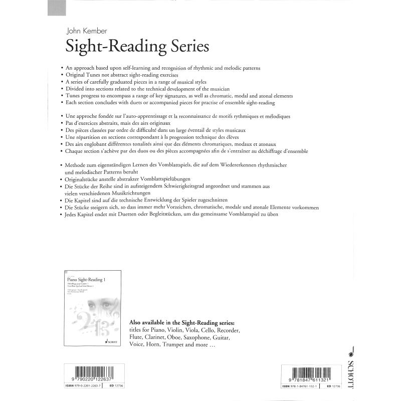 Piano Sight-Reading 1 – A fresh approach Piano Sight-Reading 1 – A fresh approach Noter