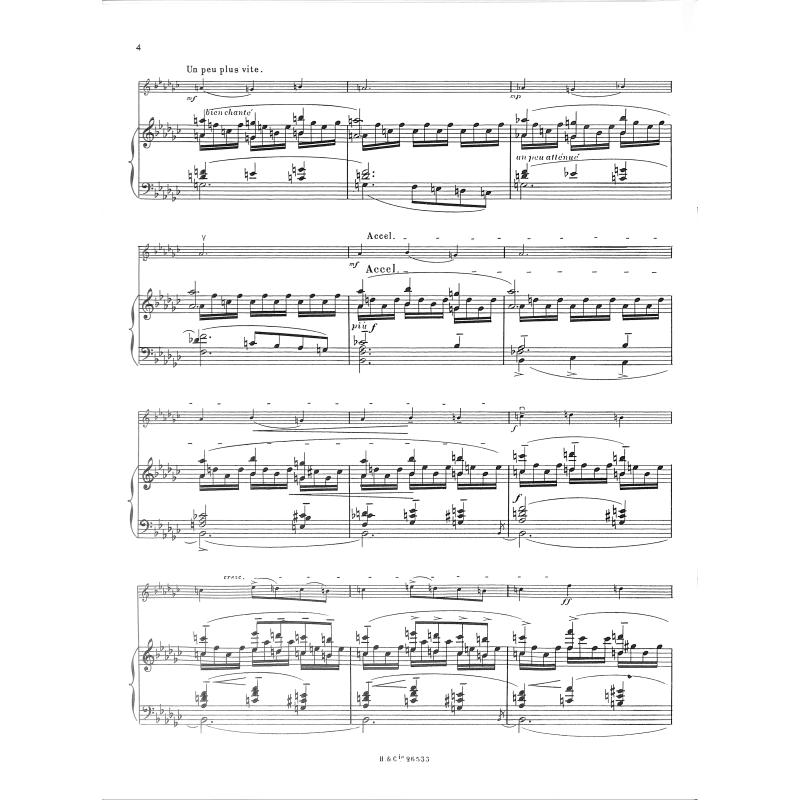 Boulanger, Nadia: 3 pieces pour violoncello et piano nr. 1 En mi bemol mineur
