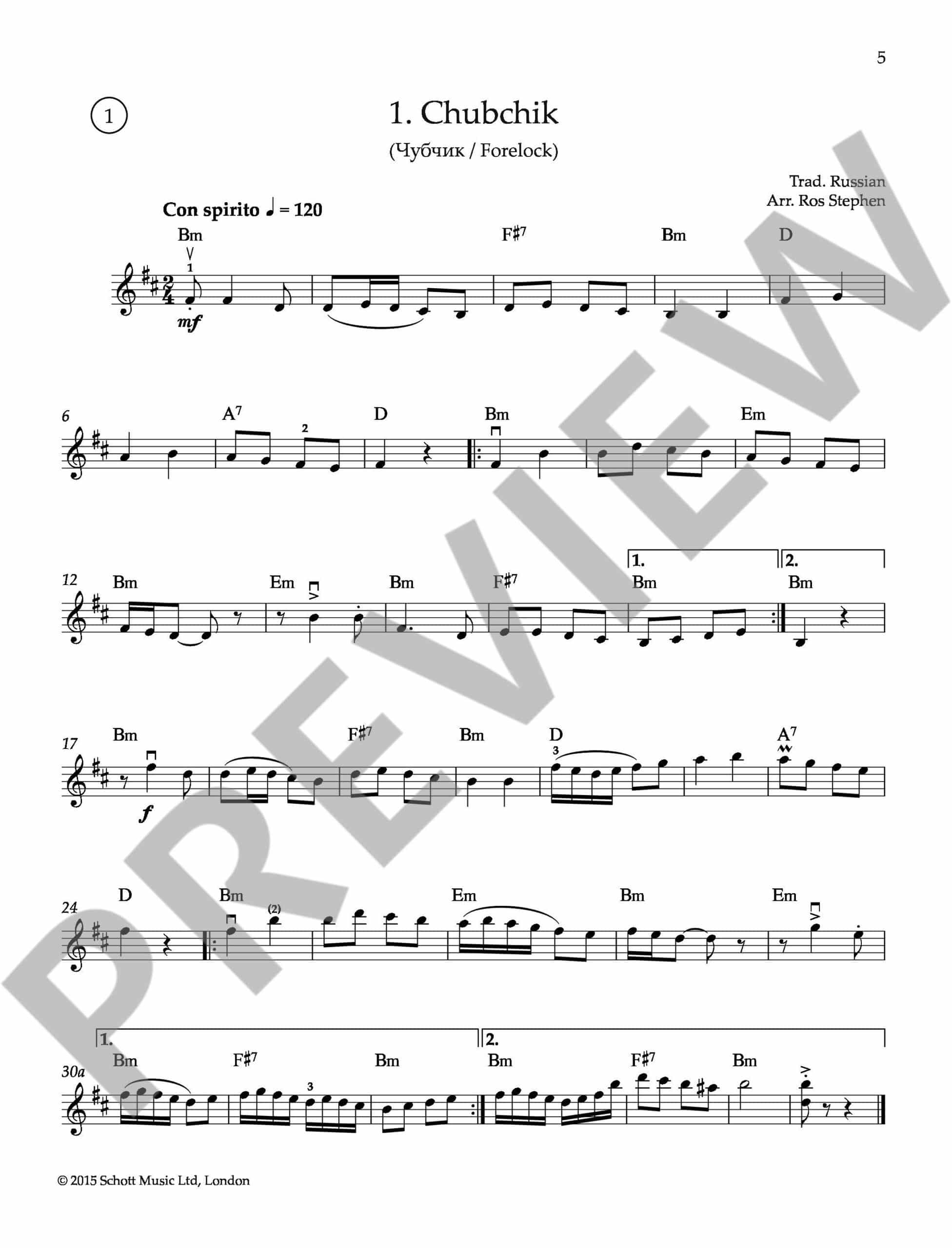 Russian Fiddle Tunes - 31 traditional pieces (Bok + CD)