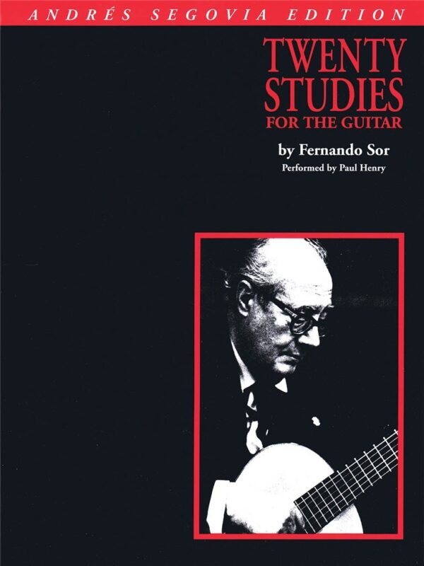 Andres Segovia – 20 Studies for Guitar Gitarr