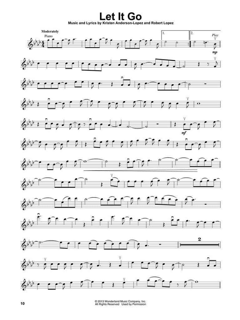 Frozen - Violin (bok + audio access)