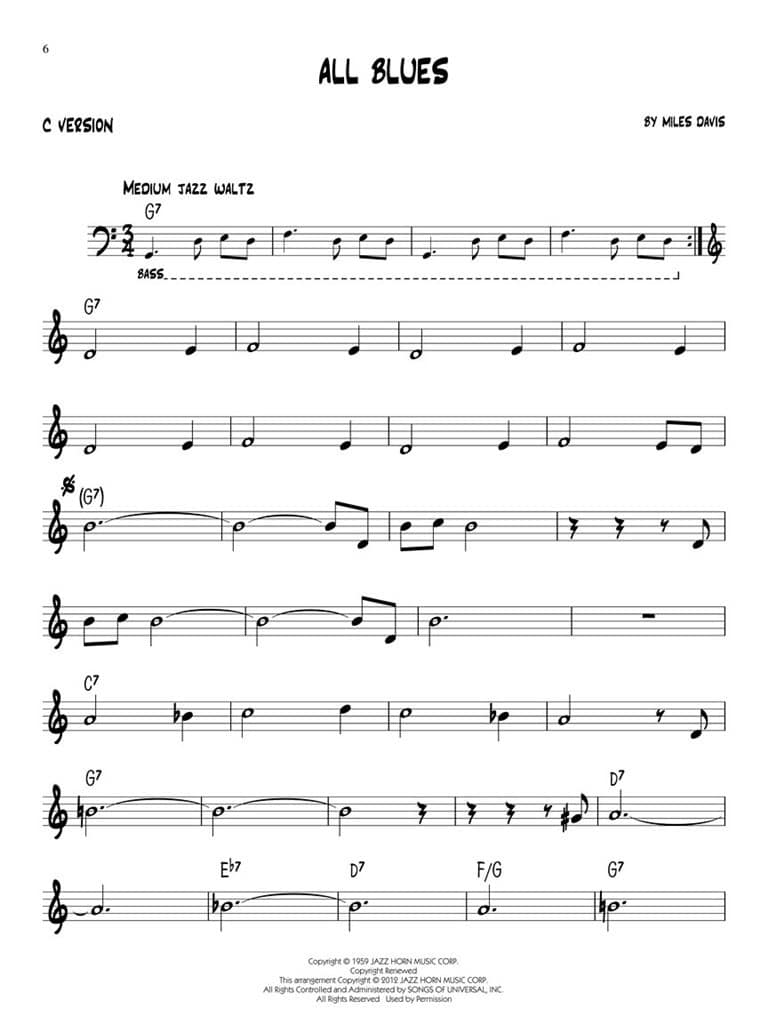 Hal Leonard Easy Jazz Playalong: Vol.4 Basic Blues