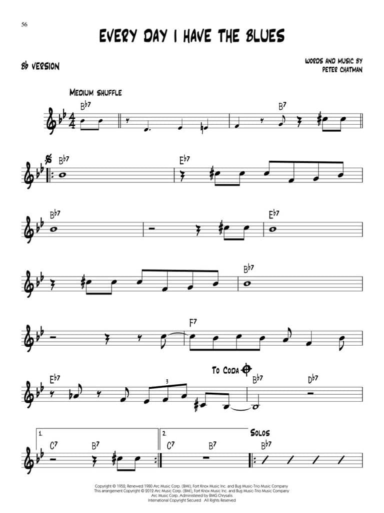 Hal Leonard Easy Jazz Playalong: Vol.4 Basic Blues