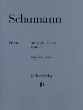 Schumann, Robert: Arabeske C-dur Opus 18/Arabesque in C major, op. 18 (urtext)
