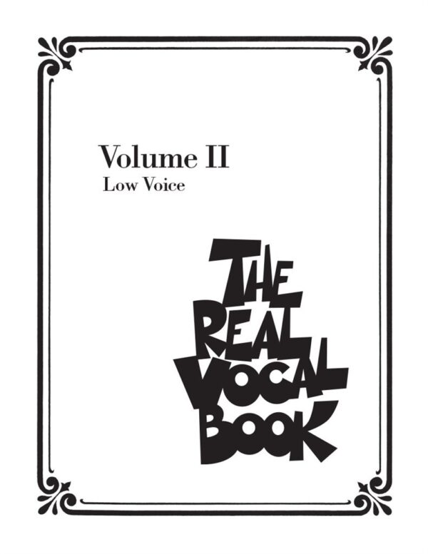 The Real Vocal Book Volume 2, Low voice Fakeböcker
