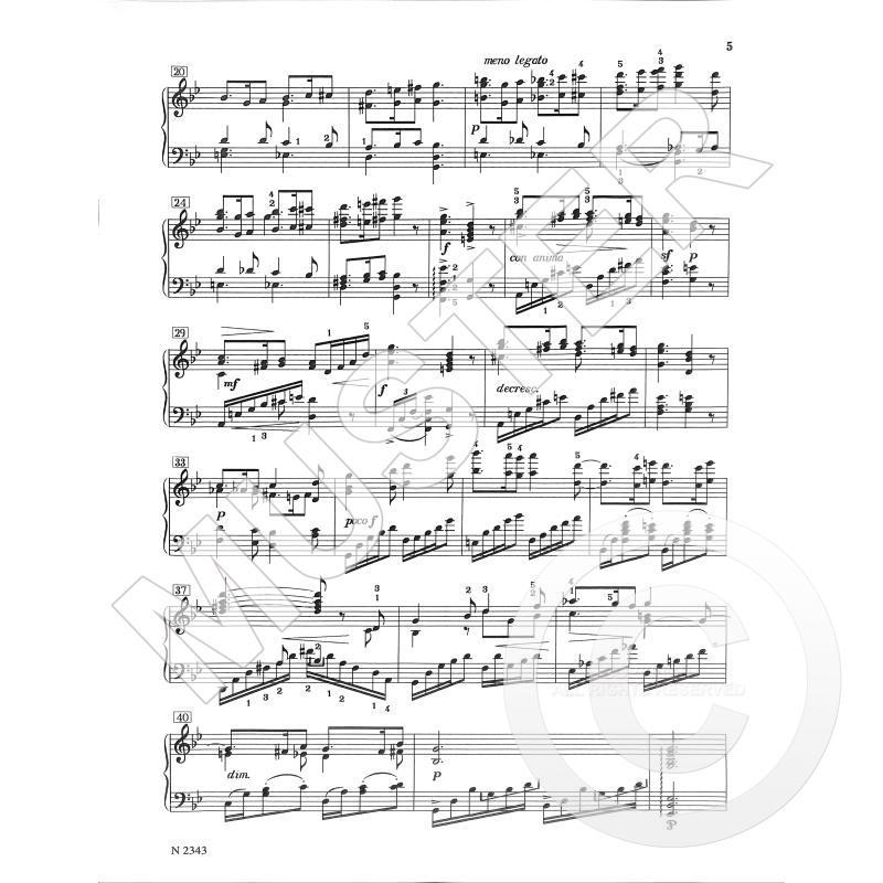 Fauré, Gabriel: Sicilienne op 78 (aus Pelleas et Melisande) Piano solo