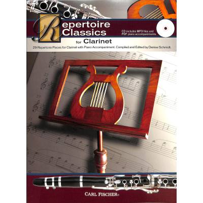 Repertoire classics for clarinet (bok + online audio access)